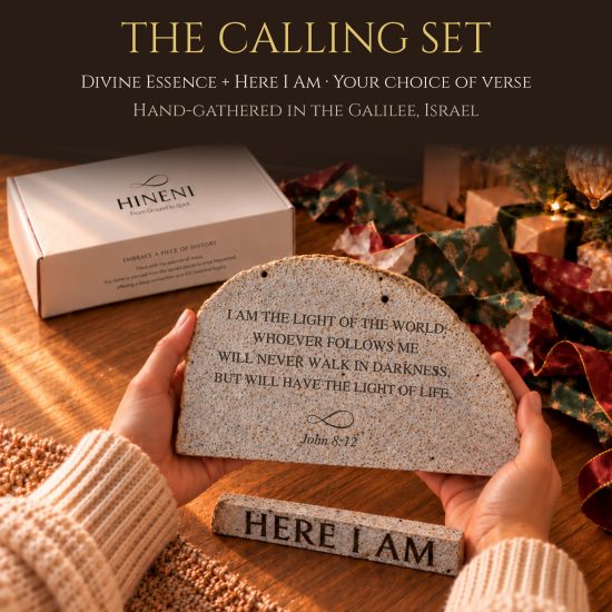 The Calling Set – Divine Essence stone and Here I Am stone from the Galilee